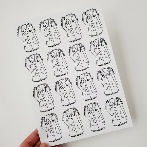 LB061 STICKERS Custom Poshmark Stickers Saving Lives by Day Poshing by Night - Picture 3 of 8